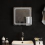 Espejo de baño con LED 40x40 cm