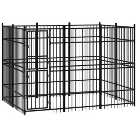 Zwinger aus Stahl für den Außenbereich 5,53 m² von vidaXL, Hundehütten und Zäune - Ref: Foro24-3097957, Preis: 518,74 €, Raba...