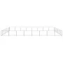 Silberner Zwinger 56 m² Stahl von vidaXL, Hundehütten und Zäune - Ref: Foro24-3082184, Preis: 461,66 €, Rabatt: %