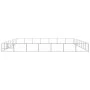 Silberner Zwinger 56 m² Stahl von vidaXL, Hundehütten und Zäune - Ref: Foro24-3082184, Preis: 461,66 €, Rabatt: %