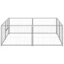 Silver kennel 4 m² steel by vidaXL, Dog kennels and fences - Ref: Foro24-3082118, Price: 136,22 €, Discount: %