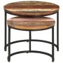 Stackable tables 2 units recycled solid table by vidaXL, Coffee table - Ref: Foro24-338000, Price: 79,45 €, Discount: %