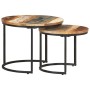 Stapelbare Tische 2 Einheiten recycelter massiver Tisch von vidaXL, Couchtisch - Ref: Foro24-338000, Preis: 81,66 €, Rabatt: %