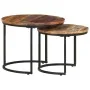 Stackable tables 2 units recycled solid table by vidaXL, Coffee table - Ref: Foro24-338000, Price: 79,45 €, Discount: %