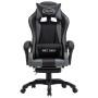 Gaming-Stuhl mit Fußstütze aus grauem und schwarzem Kunstleder von vidaXL, Bürostühle - Ref: Foro24-287990, Preis: 179,18 €, ...