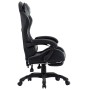 Gaming-Stuhl mit Fußstütze aus grauem und schwarzem Kunstleder von vidaXL, Bürostühle - Ref: Foro24-287990, Preis: 179,18 €, ...