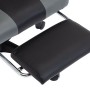 Gaming-Stuhl mit Fußstütze aus grauem und schwarzem Kunstleder von vidaXL, Bürostühle - Ref: Foro24-287990, Preis: 179,18 €, ...