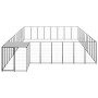 Schwarzer Zwinger 30,25 m² aus Stahl von vidaXL, Hundehütten und Zäune - Ref: Foro24-3082230, Preis: 661,05 €, Rabatt: %