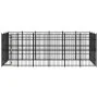 Steel outdoor kennel 16.59 m² by vidaXL, Dog kennels and fences - Ref: Foro24-3097977, Price: 954,23 €, Discount: %