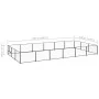 Steel kennel 18 m² black by vidaXL, Dog kennels and fences - Ref: Foro24-3082130, Price: 317,27 €, Discount: %