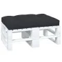 Black fabric garden seat cushion 120x80x12 cm by vidaXL, Cushions for chairs and sofas - Ref: Foro24-47502, Price: 69,01 €, D...
