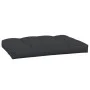 Black fabric garden seat cushion 120x80x12 cm by vidaXL, Cushions for chairs and sofas - Ref: Foro24-47502, Price: 69,01 €, D...