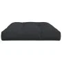 Black fabric garden seat cushion 120x80x12 cm by vidaXL, Cushions for chairs and sofas - Ref: Foro24-47502, Price: 69,01 €, D...