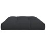 Gartensitzkissen aus schwarzem Stoff, 120 x 80 x 12 cm von vidaXL, Kissen für Stühle und Sofas - Ref: Foro24-47502, Preis: 70...