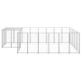 Silberner Zwinger 8,47 m² aus Stahl von vidaXL, Hundehütten und Zäune - Ref: Foro24-3082209, Preis: 326,49 €, Rabatt: %