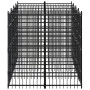 Steel outdoor kennel 7.37 m² by vidaXL, Dog kennels and fences - Ref: Foro24-3097939, Price: 971,45 €, Discount: %