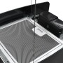 Hängende Dunstabzugshaube mit Touch-LCD-Display aus gehärtetem Glas von vidaXL, Extraktoren - Ref: Foro24-51023, Preis: 329,6...