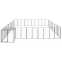 Black kennel 37.51 m² steel by vidaXL, Dog kennels and fences - Ref: Foro24-3082242, Price: 740,54 €, Discount: %