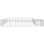Black kennel 37.51 m² steel by vidaXL, Dog kennels and fences - Ref: Foro24-3082242, Price: 740,54 €, Discount: %