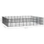 Steel outdoor kennel 73.73 m² by vidaXL, Dog kennels and fences - Ref: Foro24-3098006, Price: 1,00 €, Discount: %