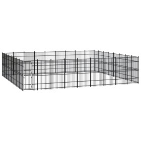 Stahlzwinger für den Außenbereich 66,36 m² von vidaXL, Hundehütten und Zäune - Ref: Foro24-3098005, Preis: 1,00 €, Rabatt: %