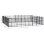 Outdoor steel dog kennel 66.36 m² by vidaXL, Dog kennels and fences - Ref: Foro24-3098005, Price: 1,00 €, Discount: %