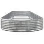 Jardinera arriate acero recubrimiento polvo plata 600x140x36 cm de vidaXL, Maceteros y jardineras - Ref: Foro24-319052, Preci...