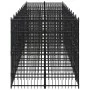 Steel outdoor kennel 18.43 m² by vidaXL, Dog kennels and fences - Ref: Foro24-3097945, Price: 2,00 €, Discount: %