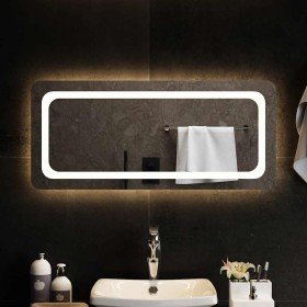 Espejo de baño con LED 90x40 cm