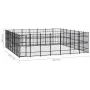 Stahl-Außenzwinger 45,16 m² von vidaXL, Hundehütten und Zäune - Ref: Foro24-3098000, Preis: 1,00 €, Rabatt: %