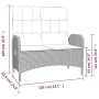 Reclining garden bench with black PE rattan cushions 107 cm by vidaXL, garden benches - Ref: Foro24-319894, Price: 159,07 €, ...