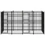 Steel outdoor kennel 7.37 m² by vidaXL, Dog kennels and fences - Ref: Foro24-3098010, Price: 758,97 €, Discount: %