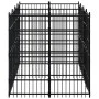 Steel outdoor kennel 7.37 m² by vidaXL, Dog kennels and fences - Ref: Foro24-3098010, Price: 758,97 €, Discount: %