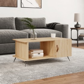 Sonoma Couchtisch aus Eichensperrholz 90x50x40 cm von vidaXL, Couchtisch - Ref: Foro24-829463, Preis: 46,00 €, Rabatt: %