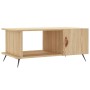 Oak Sonoma plywood coffee table 90x50x40 cm by vidaXL, Coffee table - Ref: Foro24-829463, Price: 46,00 €, Discount: %
