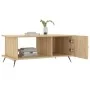 Oak Sonoma plywood coffee table 90x50x40 cm by vidaXL, Coffee table - Ref: Foro24-829463, Price: 45,60 €, Discount: %