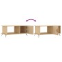 Oak Sonoma plywood coffee table 90x50x40 cm by vidaXL, Coffee table - Ref: Foro24-829463, Price: 46,00 €, Discount: %