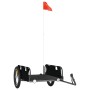Anhänger für Fahrräder aus Eisen und schwarzem Oxford-Stoff von vidaXL, Fahrradanhänger - Ref: Foro24-94171, Preis: 87,92 €, ...