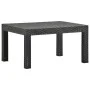 Gartenmöbel-Set 4 Stück Kissen PP Rattan Anthrazitgrau von vidaXL, Gartensets - Ref: Foro24-3079676, Preis: 597,86 €, Rabatt: %