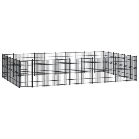 Stahl-Außenzwinger 55,3 m² von vidaXL, Hundehütten und Zäune - Ref: Foro24-3097999, Preis: 1,00 €, Rabatt: %