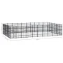 Stahl-Außenzwinger 55,3 m² von vidaXL, Hundehütten und Zäune - Ref: Foro24-3097999, Preis: 1,00 €, Rabatt: %