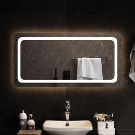 Espejo de baño con LED 100x50 cm