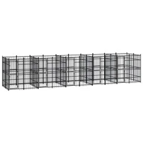 Zwinger aus Stahl für den Außenbereich 18,43 m² von vidaXL, Hundehütten und Zäune - Ref: Foro24-3098013, Preis: 1,00 €, Rabat...