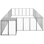 Schwarzer Zwinger 26,62 m² Stahl von vidaXL, Hundehütten und Zäune - Ref: Foro24-3082217, Preis: 661,05 €, Rabatt: %