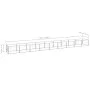 Silver kennel 9 m² steel by vidaXL, Dog kennels and fences - Ref: Foro24-3082107, Price: 321,35 €, Discount: %