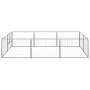 Silberner Zwinger 6 m² aus Stahl von vidaXL, Hundehütten und Zäune - Ref: Foro24-3082119, Preis: 152,10 €, Rabatt: %