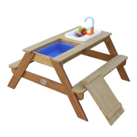 AXI Mesa de picnic para arena/agua Emily con cocina de juguete