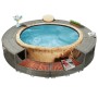 Graue Whirlpool-Einfassung aus synthetischem Rattan von vidaXL, Pool- und Spa-Zubehör - Ref: Foro24-46459, Preis: 723,10 €, R...