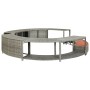 Graue Whirlpool-Einfassung aus synthetischem Rattan von vidaXL, Pool- und Spa-Zubehör - Ref: Foro24-46459, Preis: 723,10 €, R...