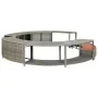 Gray synthetic rattan hot tub surround by vidaXL, Pool and spa accessories - Ref: Foro24-46459, Price: 605,83 €, Discount: %